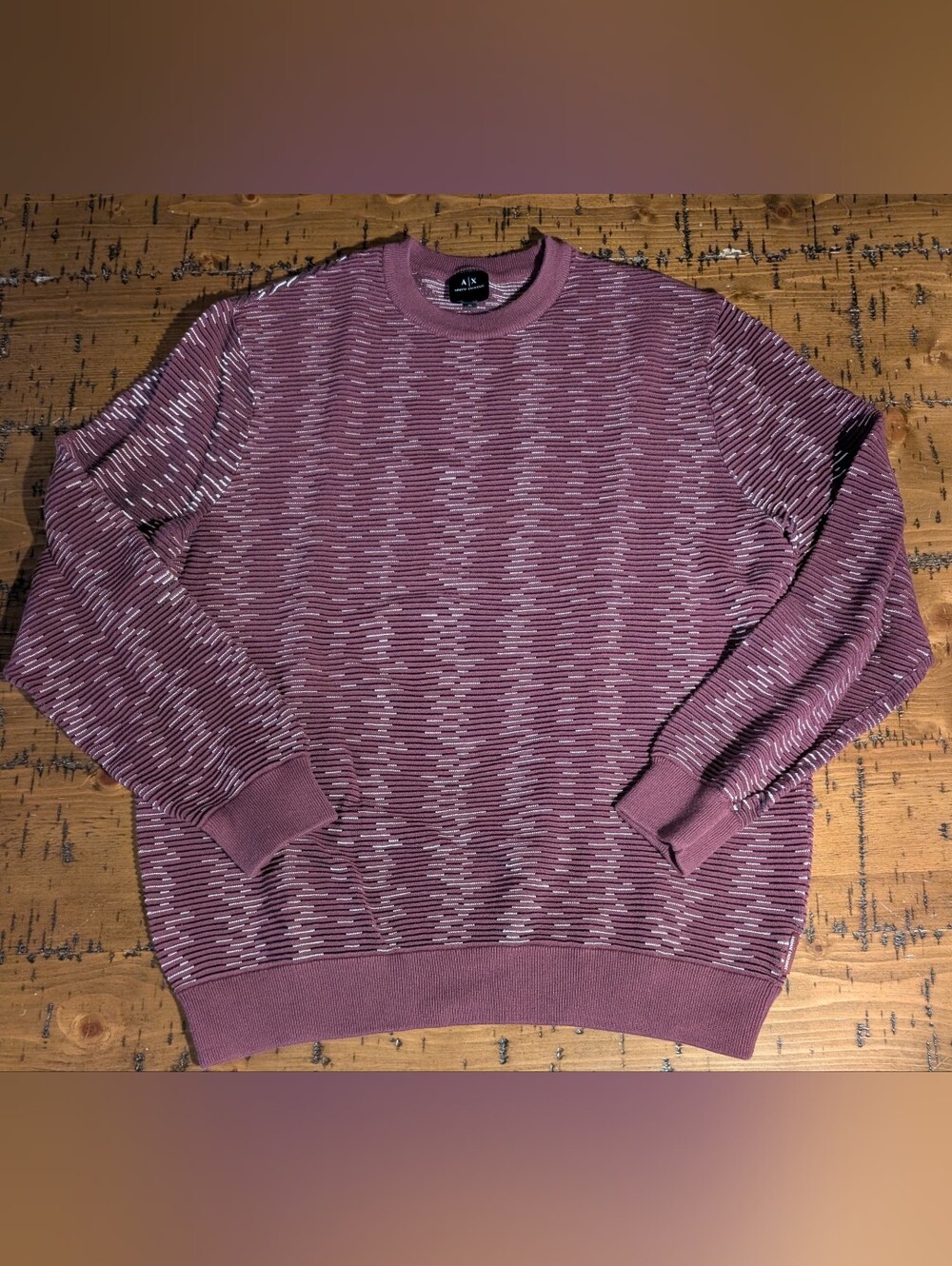 AX - XL Striped Crewneck Sweater